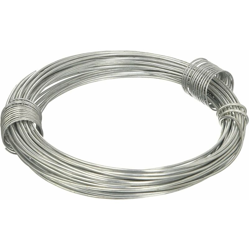 Matassina filo di ferro zincato per legature vigneti e recinzione metallica  -N.6 - Ø 1.1 mm 25 mt