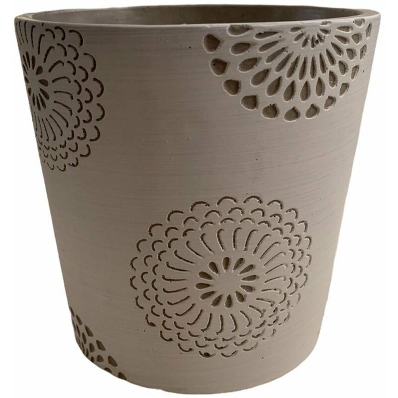 Vaso Alto in Ceramica Bianca o Oro Lavorata a Mano in Italia