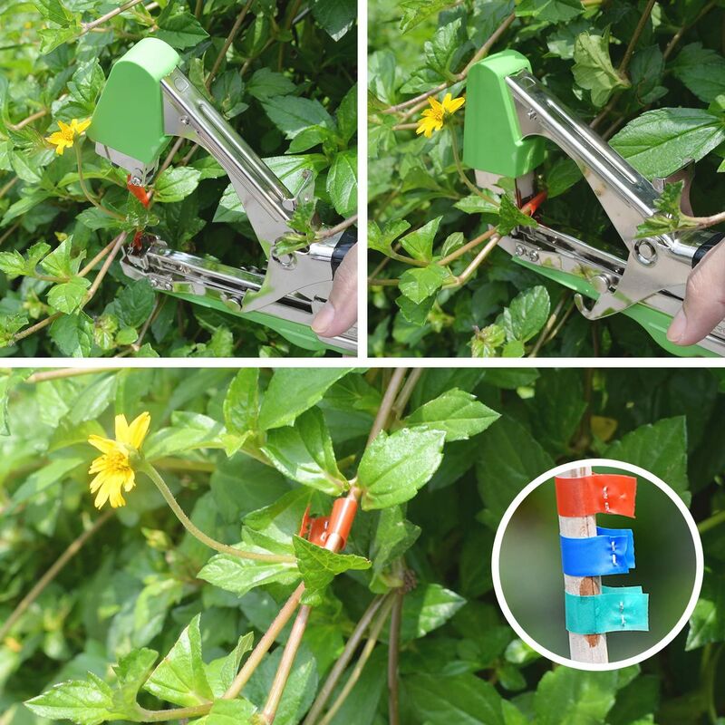 Pinza legatrice rapida professionale per piattina Stocker, piante da  giardino e vigneto