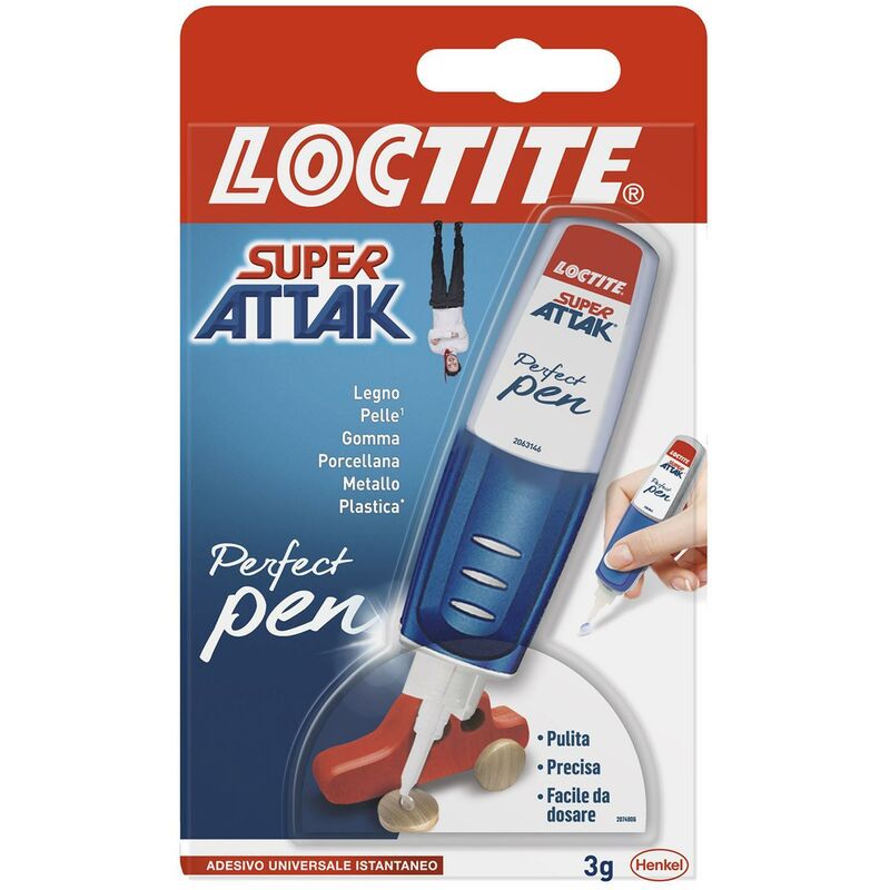 SUPERCOLLA 20g ADESIVO ISTANTANEO TRASPARENTE tipo loxeal attak LOCTITE