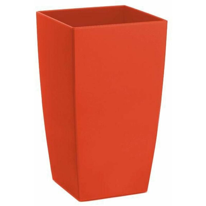 Vaso rettangolare in plastica Algarve Trasparente da esterno 42 cm