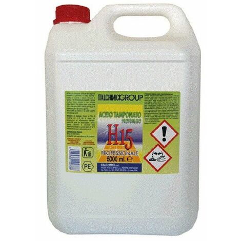 Acido tamponato profumato per cotto a base di acido muriatico 'H15' -5 lt
