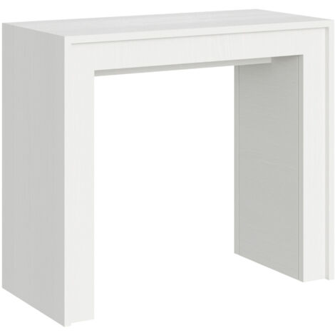 Consolle allungabile 90x42/302 cm Mia Bianco Frassino (1/5)