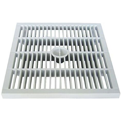 Coperchio a griglia per pozzetto monolitico in polipropilene con maglia antitacco -55 x 55 cm