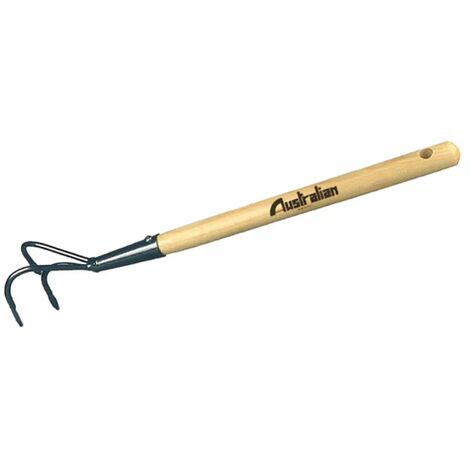 Coltivatore a tre denti con manico in legno 35 cm (1/2)