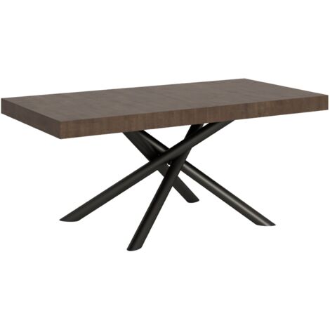 Tavolo "Pesaro" allungabile in legno per sala da pranzo -Fisso 130 cm / Quercia (1/5)