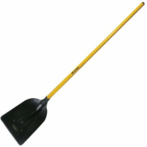 Pala in poliammide nero completo di manico -Manico ultraleggero in fibra di vetro (1/3)