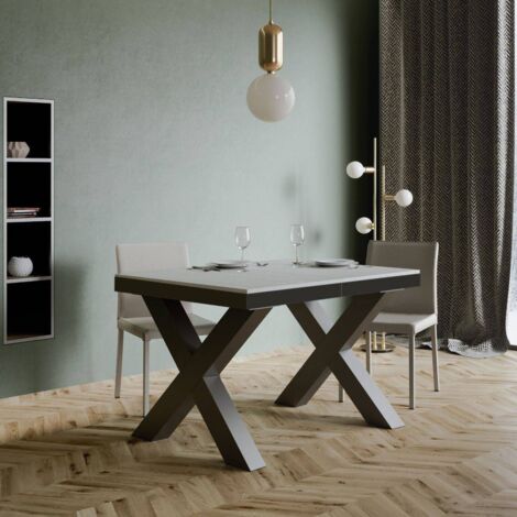 Tavolo "Andria" allungabile in legno per sala da pranzo -Allungabile fino a 224 cm / Marmo (1/5)