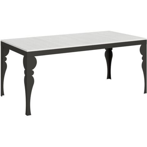 Tavolo "Pisa" allungabile in legno per sala da pranzo -Allungabile fino a 180 cm / Noce (1/5)