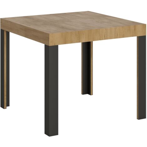 Tavolo "Rimini" allungabile in legno per sala da pranzo -Allungabile fino a 246 cm / Quercia (1/5)