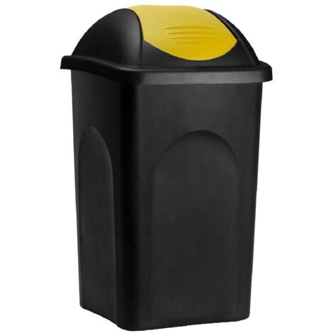 Bidone "Multipat" per immondizia con coperchio basculante -Blu / 30 lt - 29 x 39 x h 50 cm