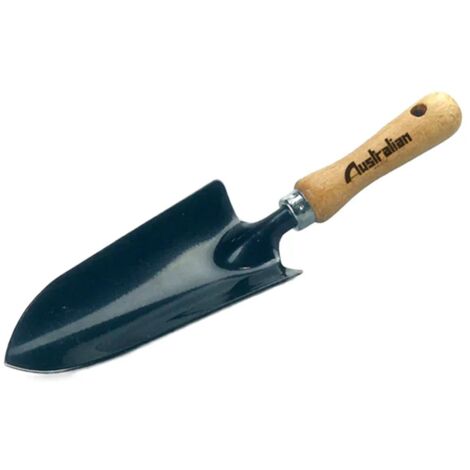 Trapiantatore ad uso manuale attrezzo per giardino con manico in legno -28 cm (1/3)