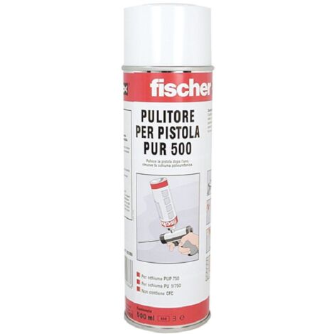 Pulitore spray "PUR500"  per schiuma poliuretanica 500 ml -12 Pezzi