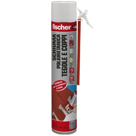Schiuma poliuretanica "Tegole e coppi" monocomponente 750 ml -Per pistola / 12 Pezzi