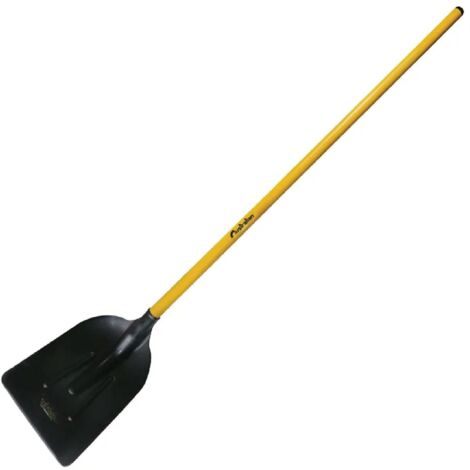 Pala in poliammide nero completo di manico -Manico in legno