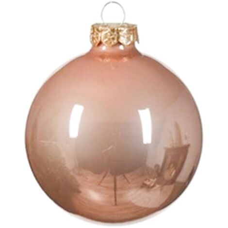 Magie Di Natale - Pallina Per Albero In Vetro 14 Cm - Eleganza E Tradizione Per Le Tue Feste