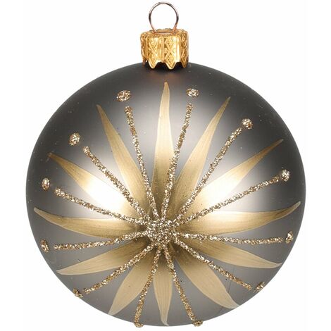 Palline per albero di Natale decorato, a forma di Stella, in Vetro, da Ø 100 mm, 6 pezzi (1/5)