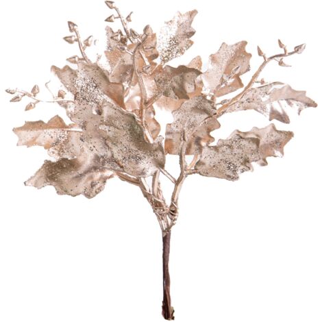 Ramo decorativo champagne per decorazioni e composizioni floreali h 17 cm (1/2)