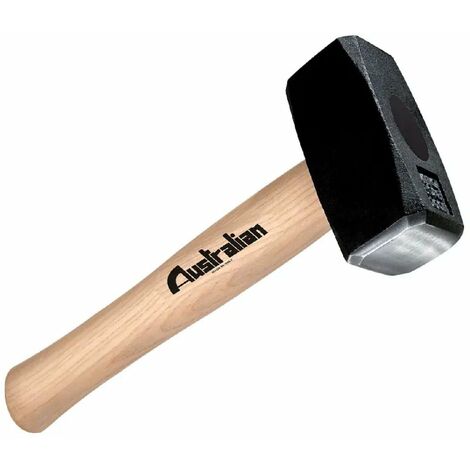 Mazzetta per muratore con manico 27 cm in legno linea Din -1200 gr