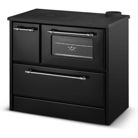 Cucina A Legna Stufa 9 Kw Nera Beatrice L87xP51xH79 Ecodesign