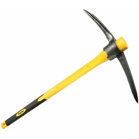 Piccone svizzero con manico realizzato in fibra di vetro e impugnatura in gomma 91 cm -2.8 Kg