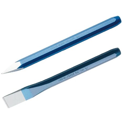 Scalpello da muratore in acciaio temperato di altissima qualità con trattamento termico -Taglio / 14 x 250 mm
