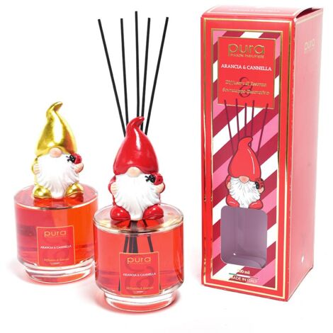 Diffusore di essenza da 500 mL con bacchette in cotone, confezione regalo -Albero di Natale (1/5)