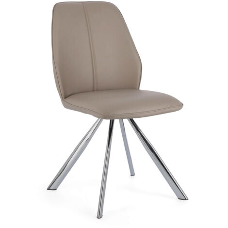 4x Sedia Maxwell Pu Tortora (1/5)
