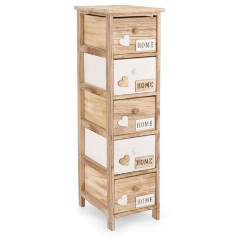 Cassettiera "Emotions" per interno -4 Cassetti - 40x29x73h cm