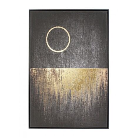 Quadro Bold 82 x 122 con stampa su tela con applicazioni fogli dorati (1/3)