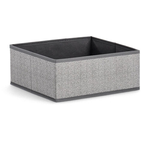 Scatola "Tidy" 28x28 con 2 manici -Grigio (1/3)