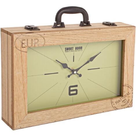 Orologio da tavolo "Life Rett" in mdf h 36x8x25.5 cm (1/5)
