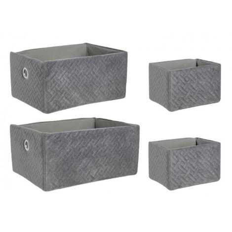 4x Set4 Cesta Averill Grigio