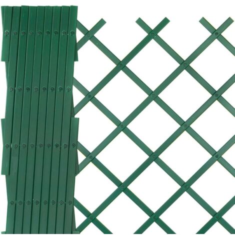 Traliccio estensibile per piante rampicanti in pvc Verde -1 x 2 m (1/5)