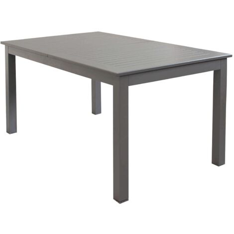 Tavolo allungabile "Ibiza" in alluminio dogato da esterno per giardino e veranda -Tavolo 150-210 x 90 cm / Bianco