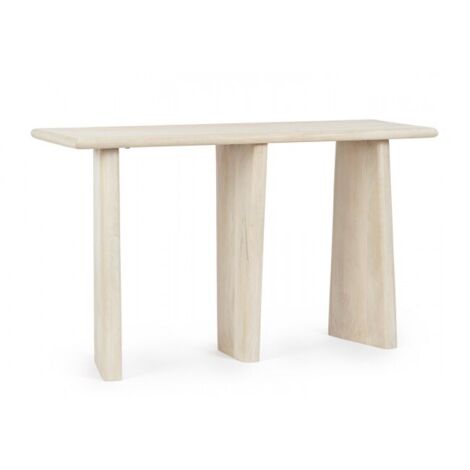 Consolle Legno Marrone Moderno da Interno 130x40 - ELIJAH (1/5)