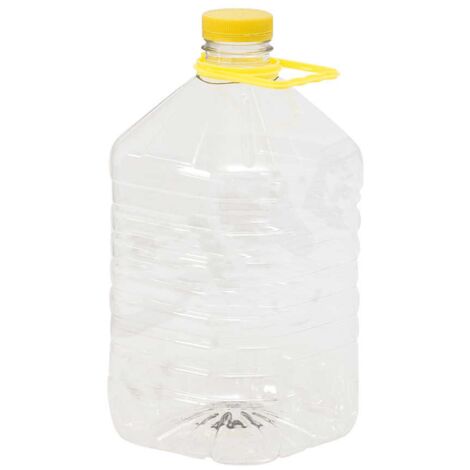 Damigiana in Plastica con tappo e maniglia "PET" per vino, infusi e distillati -3 lt