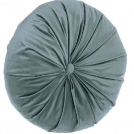 Cuscino "Artemis" in poliestere decorazione per sedie e poltrone -Ø40cm / Grigio scuro (1/5)