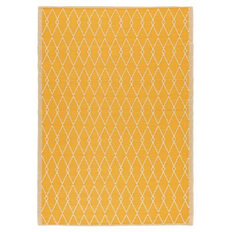 Tappeto da esterno Halima Polipropilene. 160 x 230 cm -Giallo