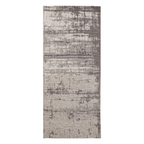 Tappeto da interno Yuno Fronte in 50% ciniglia, 30% poliestere e 20% cotone. -155 x 230 cm / Grigio