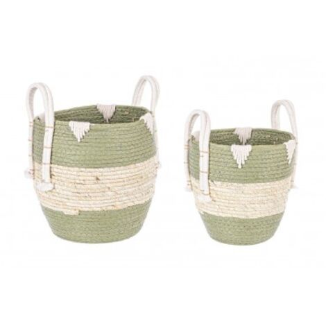 3x Set2 Cesta 2M Thelma Marrone To (1/3)