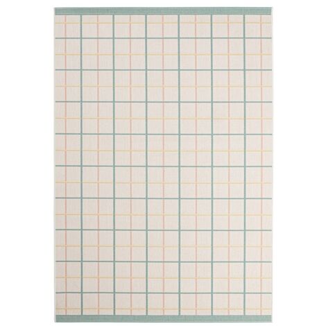 Tappeto da esterno Nour Verde Blu Giallo 200 x 290 cm (1/3)