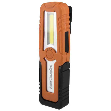 Torcia magnetica con gancio, ricaricabile con Power Bank per meccanici