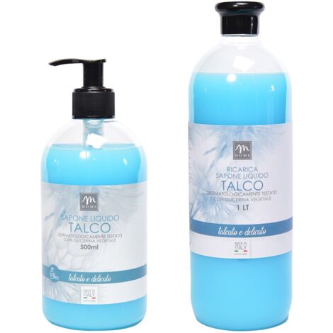 Dispenser Sapone Da 500 Ml Con Pompa A Pressione - Per Bagno E Cucina, A Prova Di Perdite, Colore Bianco