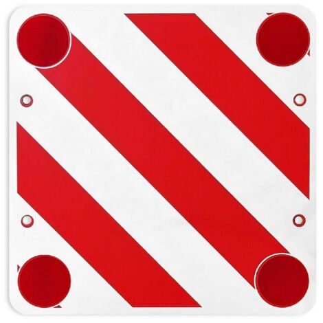 Cartello segnaletico per "Carichi Sporgenti" realizzato in pvc 50 x 50 cm -10 pezzi