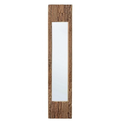 Specchio da parete con cornice in legno "Rafter" 25x4x120 h cm -25 X 120 cm