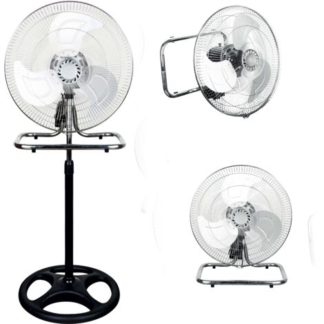 Ventilatore a piantana "Niklas" a parete e da tavolo con 3 velocità (1/5)