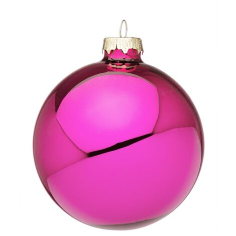Palline per Albero Natale vetro verde e oro 100 mm 4 pz | vendita