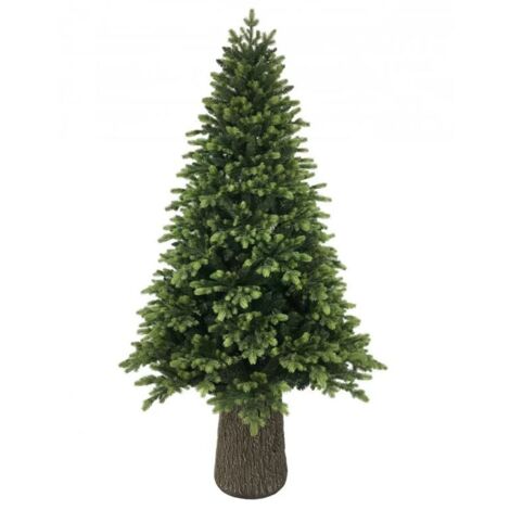 Albero di natale con Tronco "Dolomiti" in PE Effetto Real Touch -210 cm