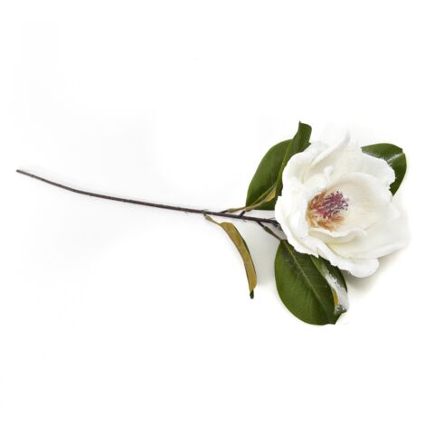Spilla A Forma Di Fiore Di Camelia Rosa In Tessuto Satinato